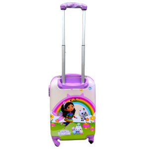 TROLLEY DA VIAGGIO GABBY'S DOLLHOUSE VALIGIA IN ABS MANICO ALLUNGABILE - O06032MC