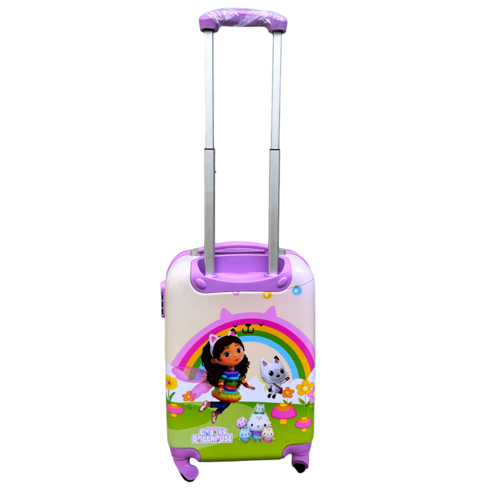 TROLLEY DA VIAGGIO GABBY'S DOLLHOUSE VALIGIA IN ABS MANICO ALLUNGABILE - O06032MC