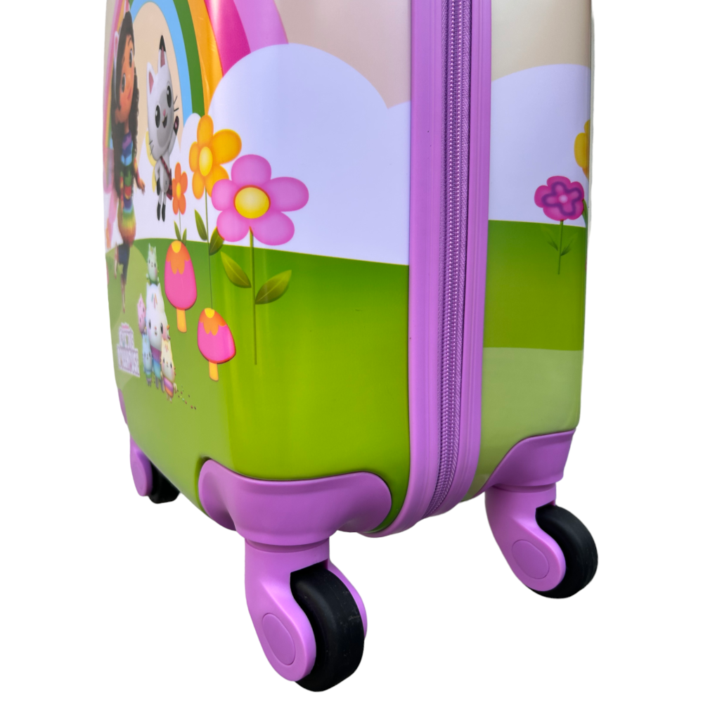 TROLLEY DA VIAGGIO GABBY'S DOLLHOUSE VALIGIA IN ABS MANICO ALLUNGABILE - O06032MC