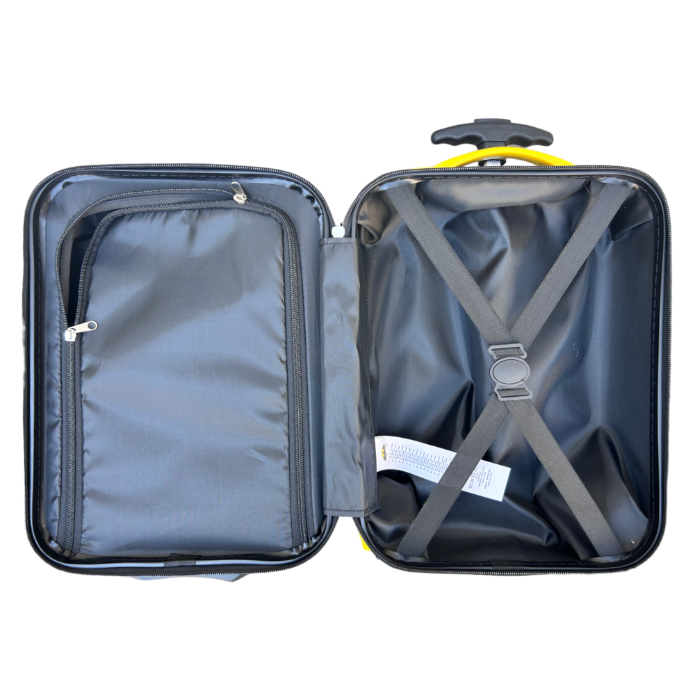 TROLLEY DA VIAGGIO BATMAN MINI VALIGIA 2 RUOTE IN ABS MANICO ALLUNGABILE - L09298MC
