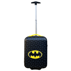 TROLLEY DA VIAGGIO BATMAN MINI VALIGIA 2 RUOTE IN ABS MANICO ALLUNGABILE - L09298MC