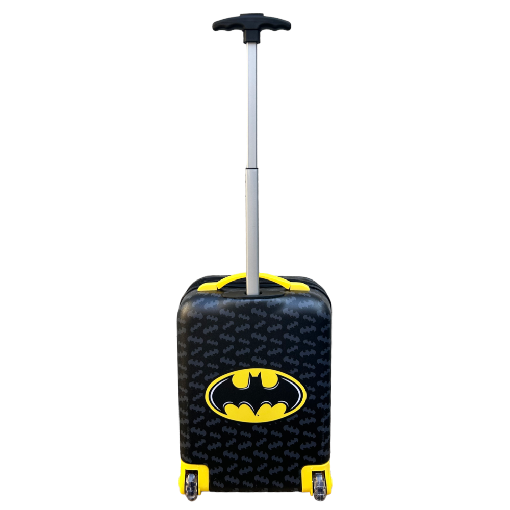 TROLLEY DA VIAGGIO BATMAN MINI VALIGIA 2 RUOTE IN ABS MANICO ALLUNGABILE - L09298MC