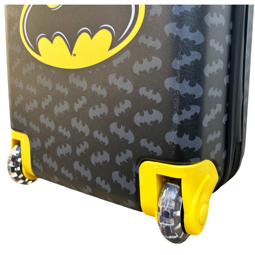 TROLLEY DA VIAGGIO BATMAN MINI VALIGIA 2 RUOTE IN ABS MANICO ALLUNGABILE - L09298MC