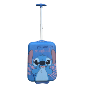 TROLLEY DA VIAGGIO STITCH DISNEY MINI VALIGIA 2 RUOTE IN ABS MANICO ALLUNGABILE - D09294MC