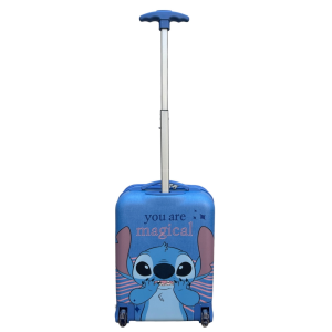 TROLLEY DA VIAGGIO STITCH DISNEY MINI VALIGIA 2 RUOTE IN ABS MANICO ALLUNGABILE - D09294MC