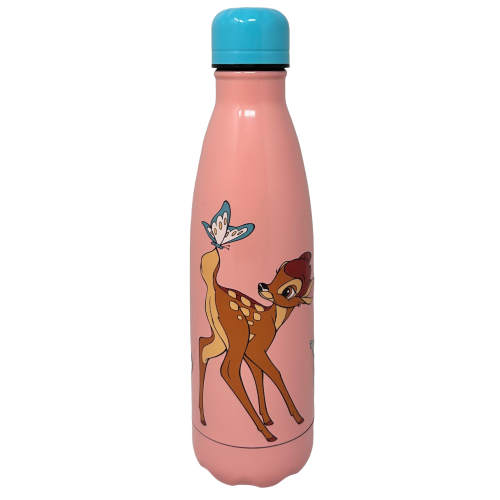 BOTTIGLIA TERMICA IN ACCIAIO INOSSIDABILE BAMBI DISNEY CON TAPPO SVITABILE 500 ML - D08997TE/T
