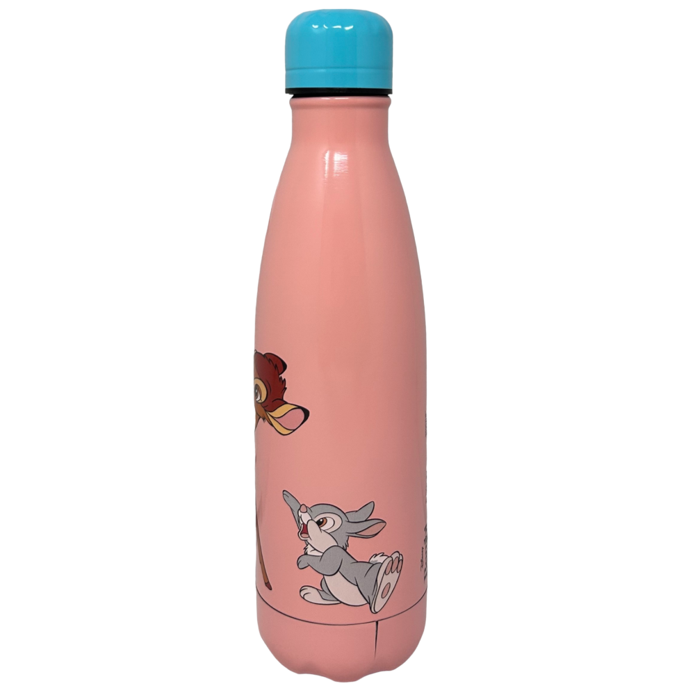 BOTTIGLIA TERMICA IN ACCIAIO INOSSIDABILE BAMBI DISNEY CON TAPPO SVITABILE 500 ML - D08997TE/T