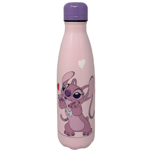 BOTTIGLIA TERMICA IN ACCIAIO INOSSIDABILE STITCH E ANGEL DISNEY CON TAPPO SVITABILE 500 ML -D08996TE/R