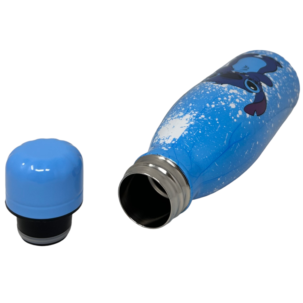BOTTIGLIA TERMICA IN ACCIAIO INOSSIDABILE STITCH DISNEY CON TAPPO SVITABILE 500 ML - D08996TE/A