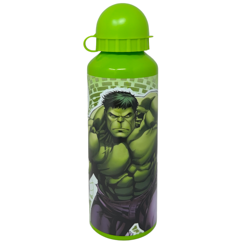 BORRACCIA IN ALLUMINIO HULK AVENGERS MARVEL CON BECCUCCIO E COPERCHIO 500 ML - M09092MC/V