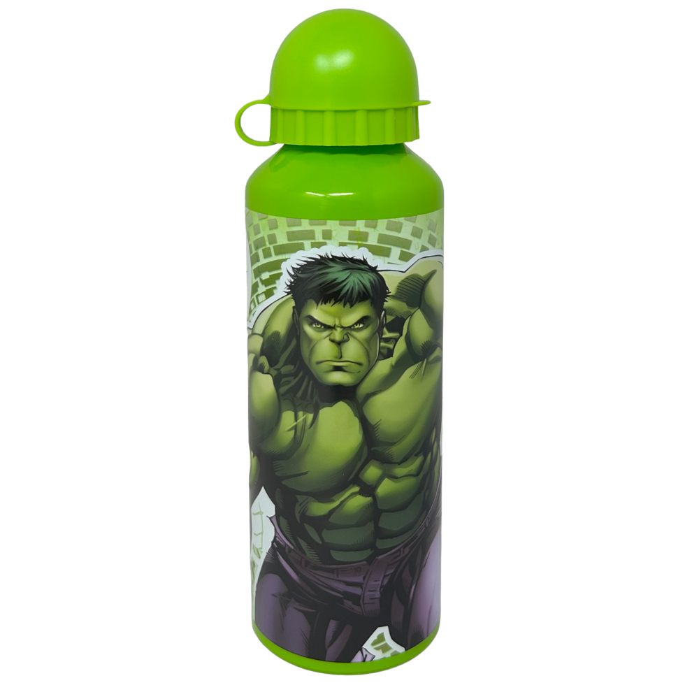BORRACCIA IN ALLUMINIO HULK AVENGERS MARVEL CON BECCUCCIO E COPERCHIO 500 ML - M09092MC/V