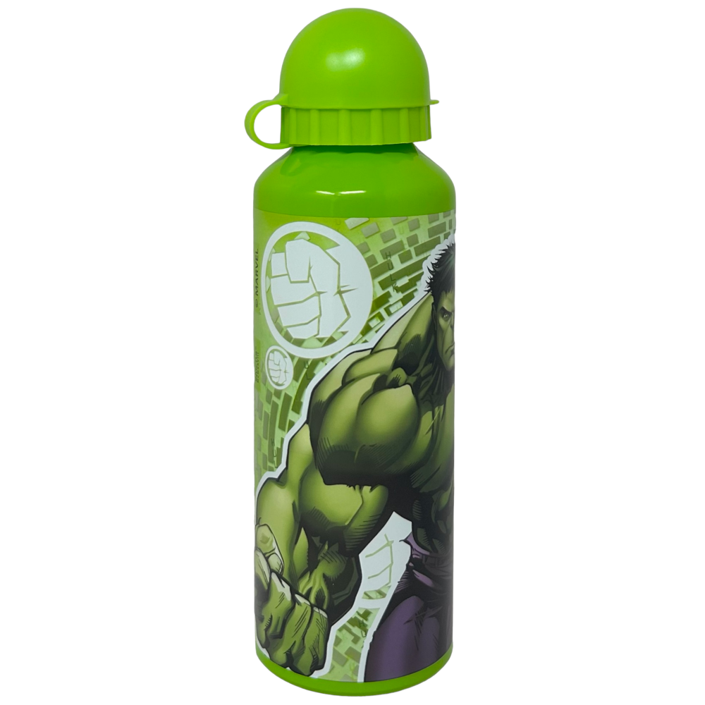 BORRACCIA IN ALLUMINIO HULK AVENGERS MARVEL CON BECCUCCIO E COPERCHIO 500 ML - M09092MC/V