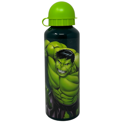 BORRACCIA IN ALLUMINIO HULK AVENGERS MARVEL CON BECCUCCIO E COPERCHIO 500 ML - M09092MC/VS