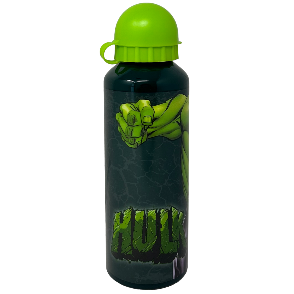 BORRACCIA IN ALLUMINIO HULK AVENGERS MARVEL CON BECCUCCIO E COPERCHIO 500 ML - M09092MC/VS