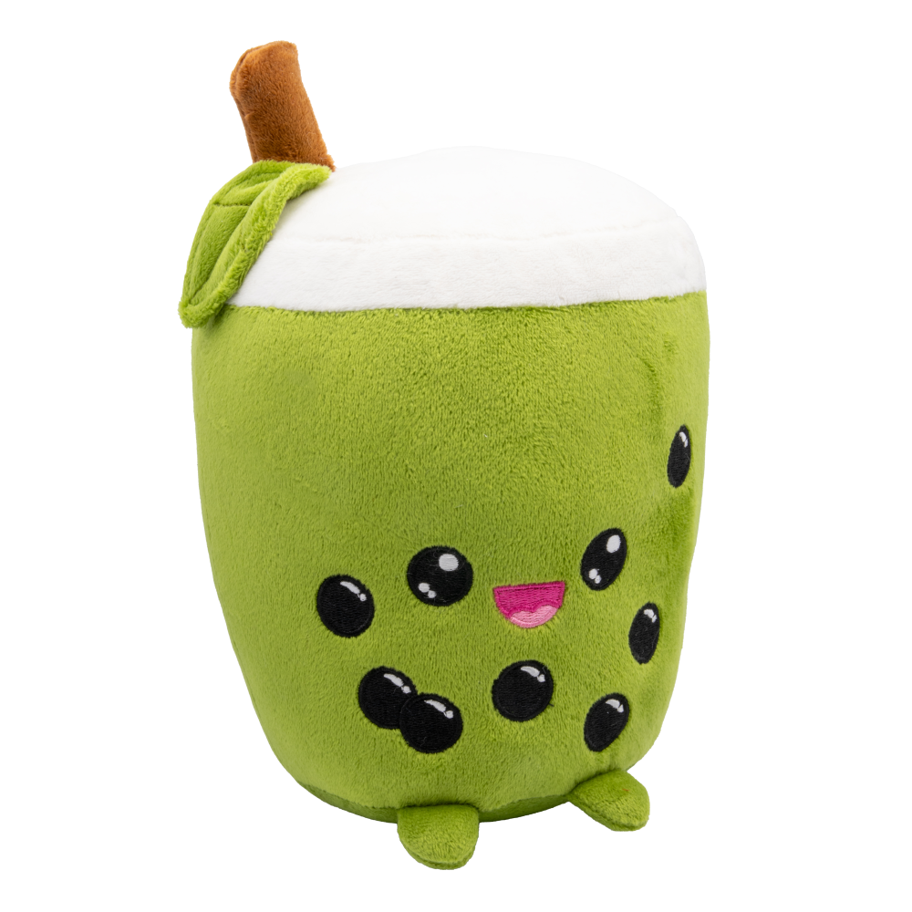 PELUCHE BUBBLE TEA ALLA MELA VERDE 22 CM PUPAZZO CUSCINO - 23518