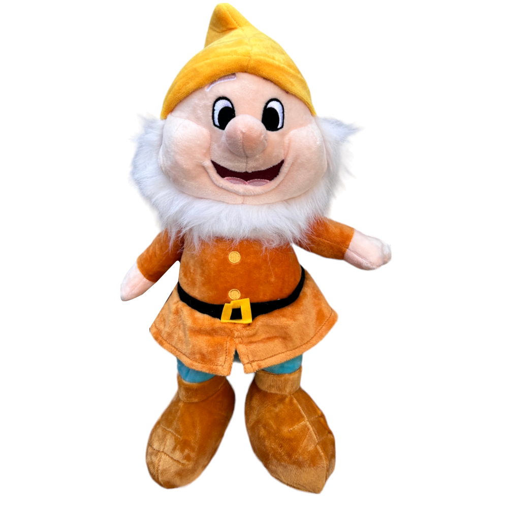 PELUCHE 7 NANI DISNEY GONGOLO BRONTOLO MAMMOLO PISOLO DOTTO EOLO CUCCIOLO PUPAZZO CM. 28
