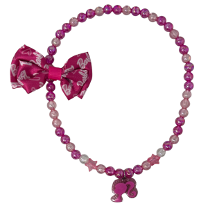 SET ACCESSORI CAPELLI E COLLANA BARBIE 14 PEZZI ELASTICI FERMAGLIO - B09132MC