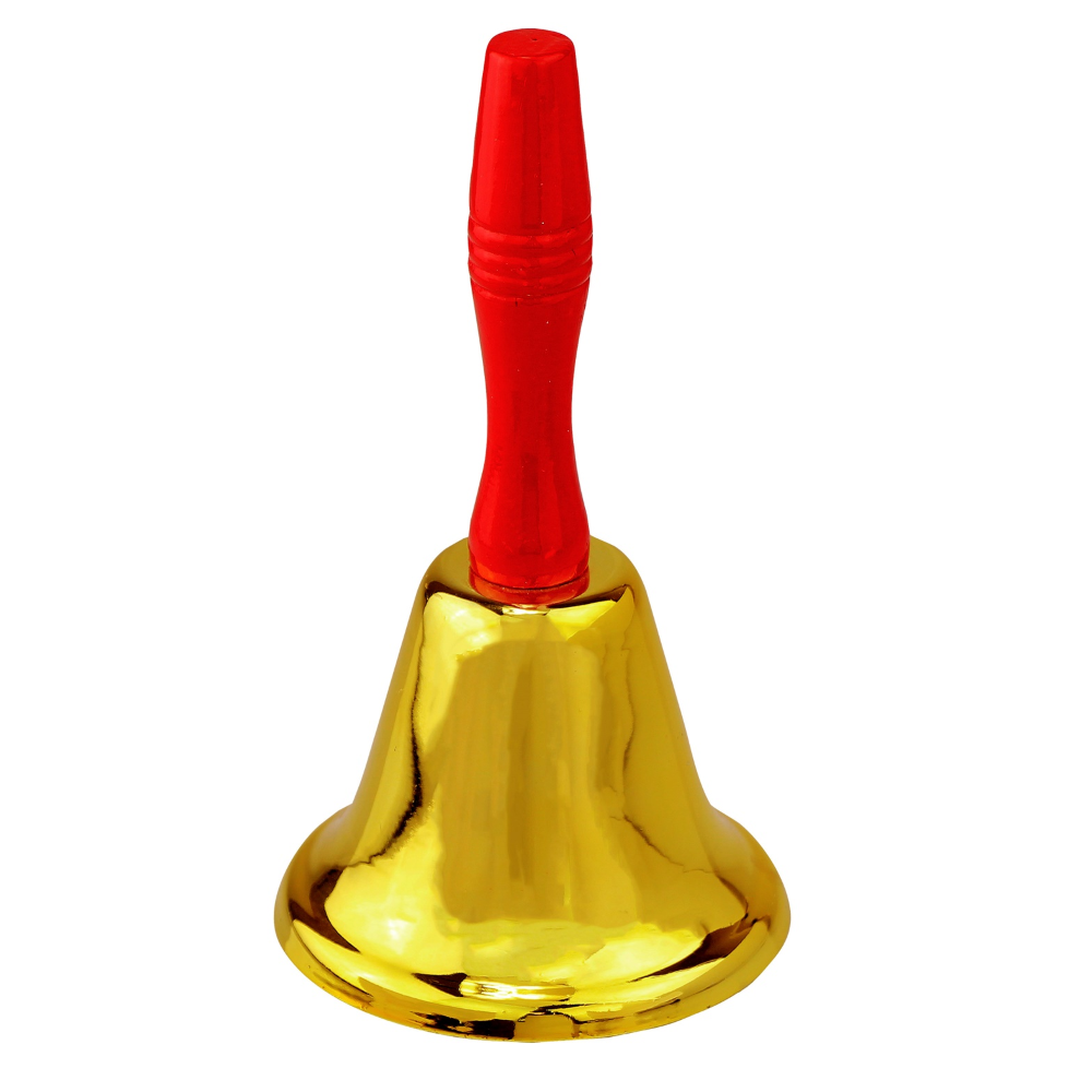 CAMPANA DI BABBO NATALE 20 CM ACCESSORIO TRAVESTIMENTO COSTUMI NATALE CARNEVALE - 1509X