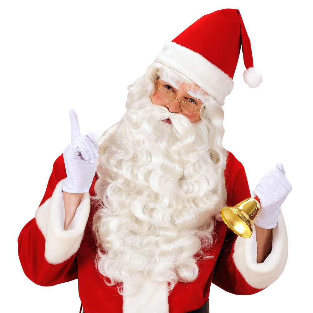 CAMPANA DI BABBO NATALE 20 CM ACCESSORIO TRAVESTIMENTO COSTUMI NATALE CARNEVALE - 1509X