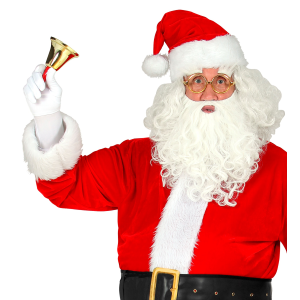 CAMPANA DI BABBO NATALE 20 CM ACCESSORIO TRAVESTIMENTO COSTUMI NATALE CARNEVALE - 1509X