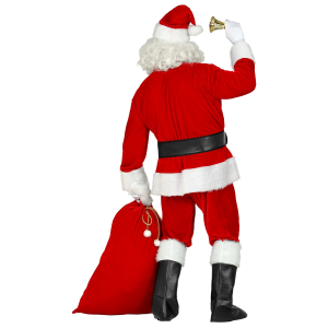 VESTITO CARNEVALE BABBO NATALE PROFESSIONALE TRAVESTIMENTO COSTUME ADULTO - 1066