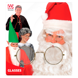 Occhiali con Lenti - Accessori per Eventi, Carnevale, Cosplay Feste - 3 Modelli Assortiti - 1832M -