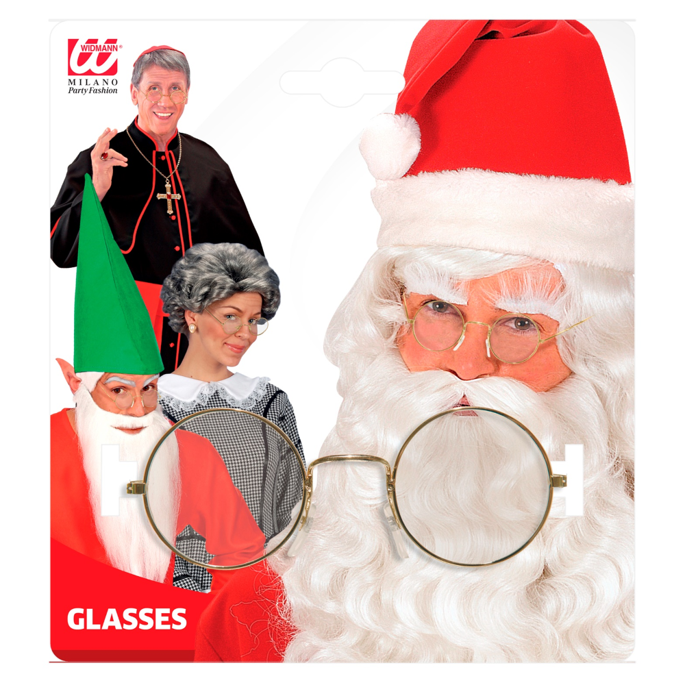Occhiali con Lenti - Accessori per Eventi, Carnevale, Cosplay Feste - 3 Modelli Assortiti - 1832M -