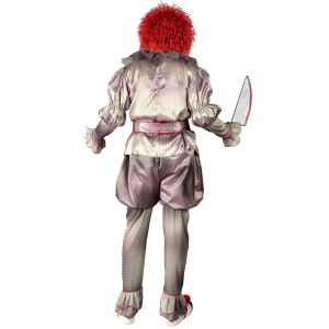 VESTITO CARNEVALE KILLER CLOWN TRAVESTIMENTO COSTUME HALLOWEEN ADULTO - 1647