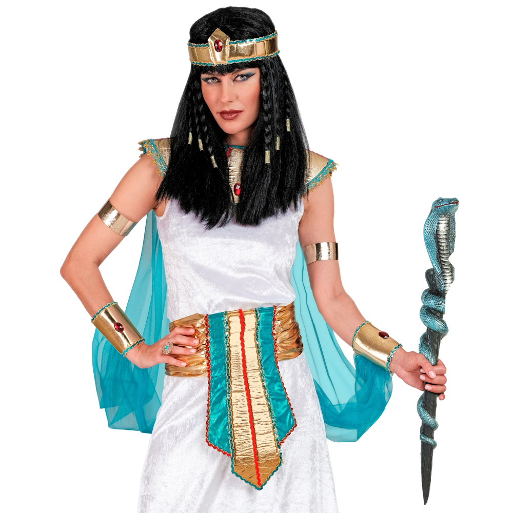 BACCHETTA SCETTRO SERPENTE 64 CM ACCESSORI PER ABITO VESTITO TRAVESTIMENTO CARNEVALE - 42224