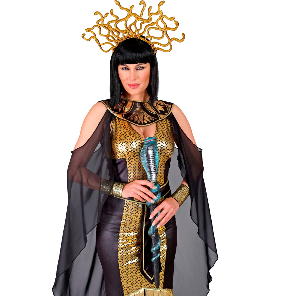 BACCHETTA SCETTRO SERPENTE 64 CM ACCESSORI PER ABITO VESTITO TRAVESTIMENTO CARNEVALE - 42224