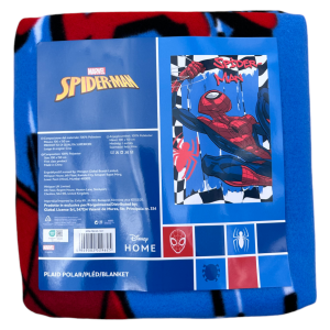 PLAID IN PILE SPIDERMAN MARVEL COPERTA IN MORBIDO POLIESTERE 100 X 150 CM 210 GSM - SPM-1431