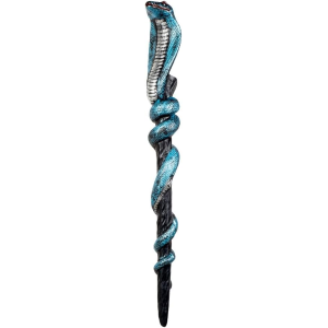 BACCHETTA SCETTRO SERPENTE 64 CM ACCESSORI PER ABITO VESTITO TRAVESTIMENTO CARNEVALE - 42224