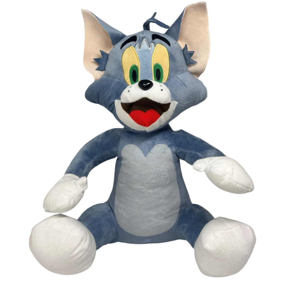 PELUCHE TOM GATTO SERIE TOM&JERRY MORBIDO PUPAZZO DA 28 CM IN FIBRA RICICLATA- 760018954/TOM
