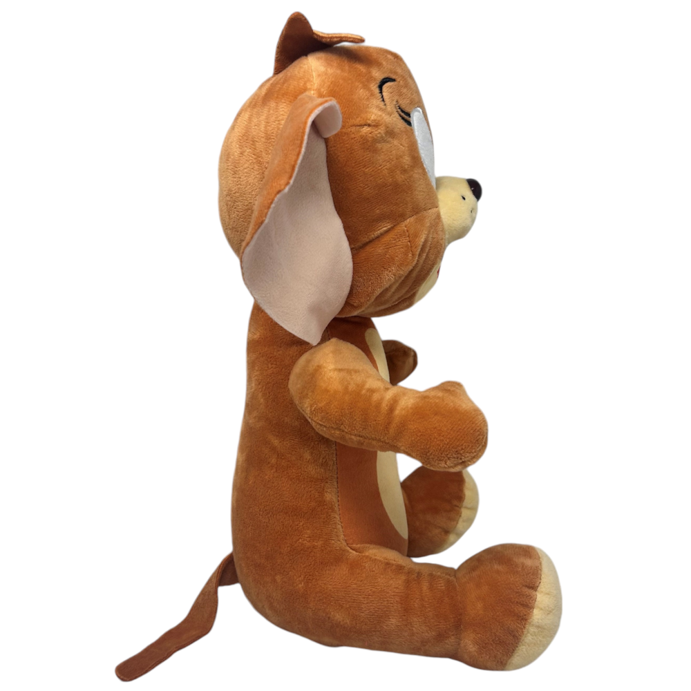 PELUCHE JERRY TOPO SERIE TOM&JERRY MORBIDO PUPAZZO DA 28 CM IN FIBRA RICICLATA- 760018954/JERRY