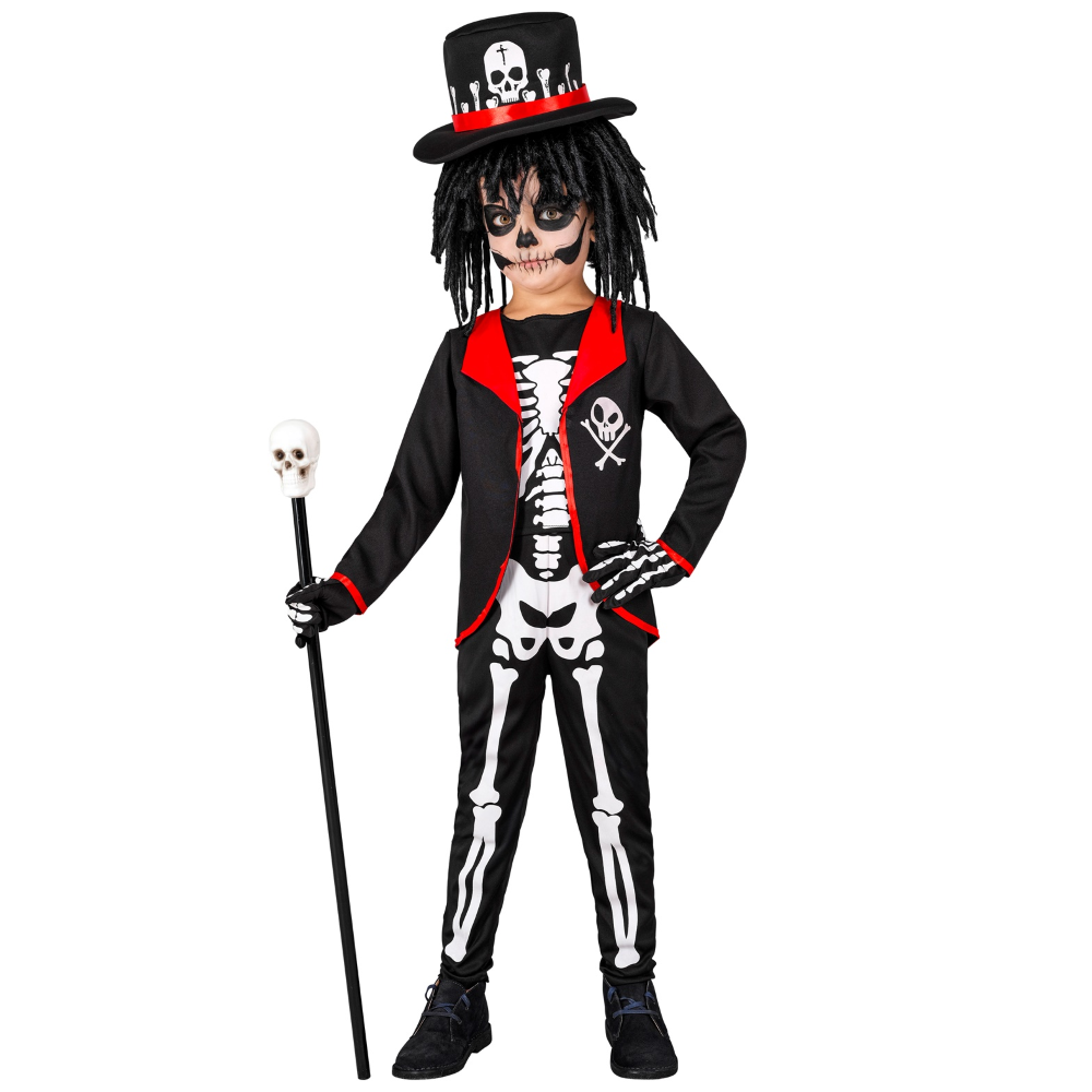 COSTUME VESTITO SACERDOTE VOODOO TRAVESTIMENTO PER BAMBINI HALLOWEEN CARNEVALE COSPLAY - 1884