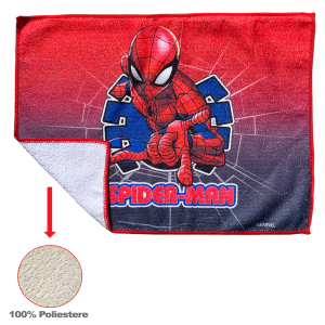 TOVAGLIETTA SPIDERMAN MARVEL IN TESSUTO DA COLAZIONE PRANZO CM.40X30 - SP1000