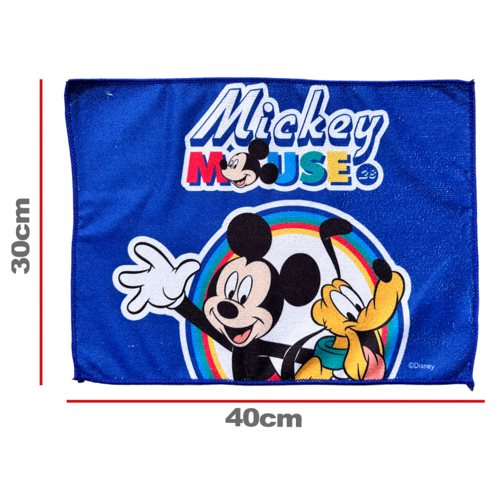 TOVAGLIETTA TOPOLINO E PLUTO DISNEY IN TESSUTO DA COLAZIONE PRANZO CM.40X30 - MIC1000