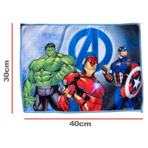 TOVAGLIETTA AVENGERS MARVEL IN TESSUTO DA COLAZIONE PRANZO CM.40X30 - AV1000