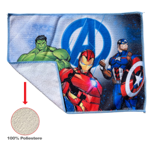 TOVAGLIETTA AVENGERS MARVEL IN TESSUTO DA COLAZIONE PRANZO CM.40X30 - AV1000