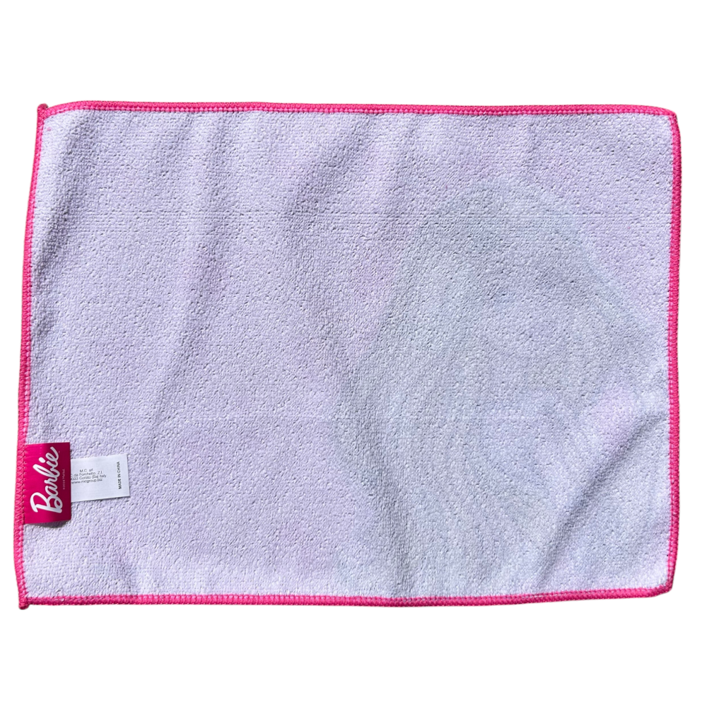 TOVAGLIETTA BARBIE IN TESSUTO DA COLAZIONE PRANZO CM.40X30 - BR1000
