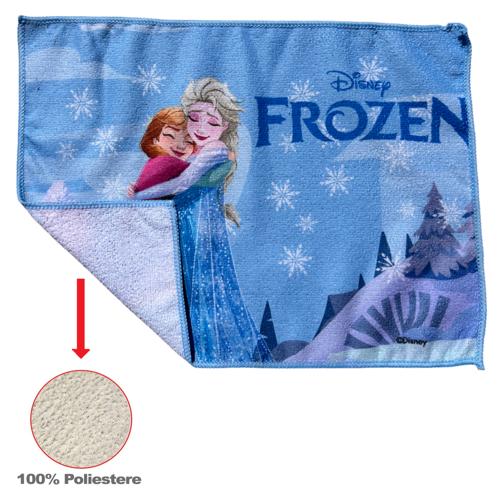 TOVAGLIETTA FROZEN DISNEY IN TESSUTO DA COLAZIONE PRANZO CM.40X30 - FR1000