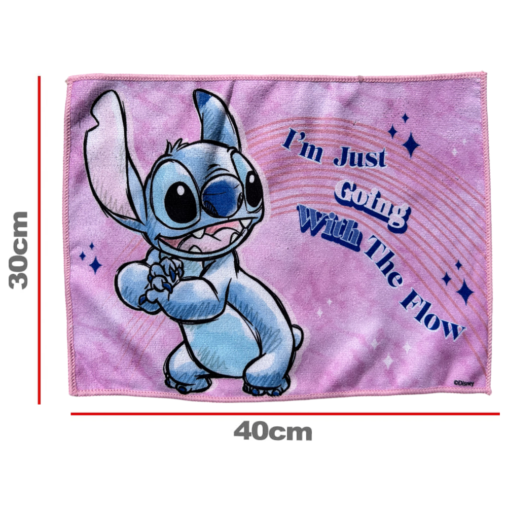 TOVAGLIETTA STITCH DISNEY IN TESSUTO DA COLAZIONE PRANZO CM.40X30 - LST0834-G