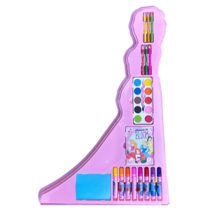 MAXI VALIGETTA COLORI PRINCIPESSE DISNEY SET SAGOMATO DA 56 PEZZI - PR0584