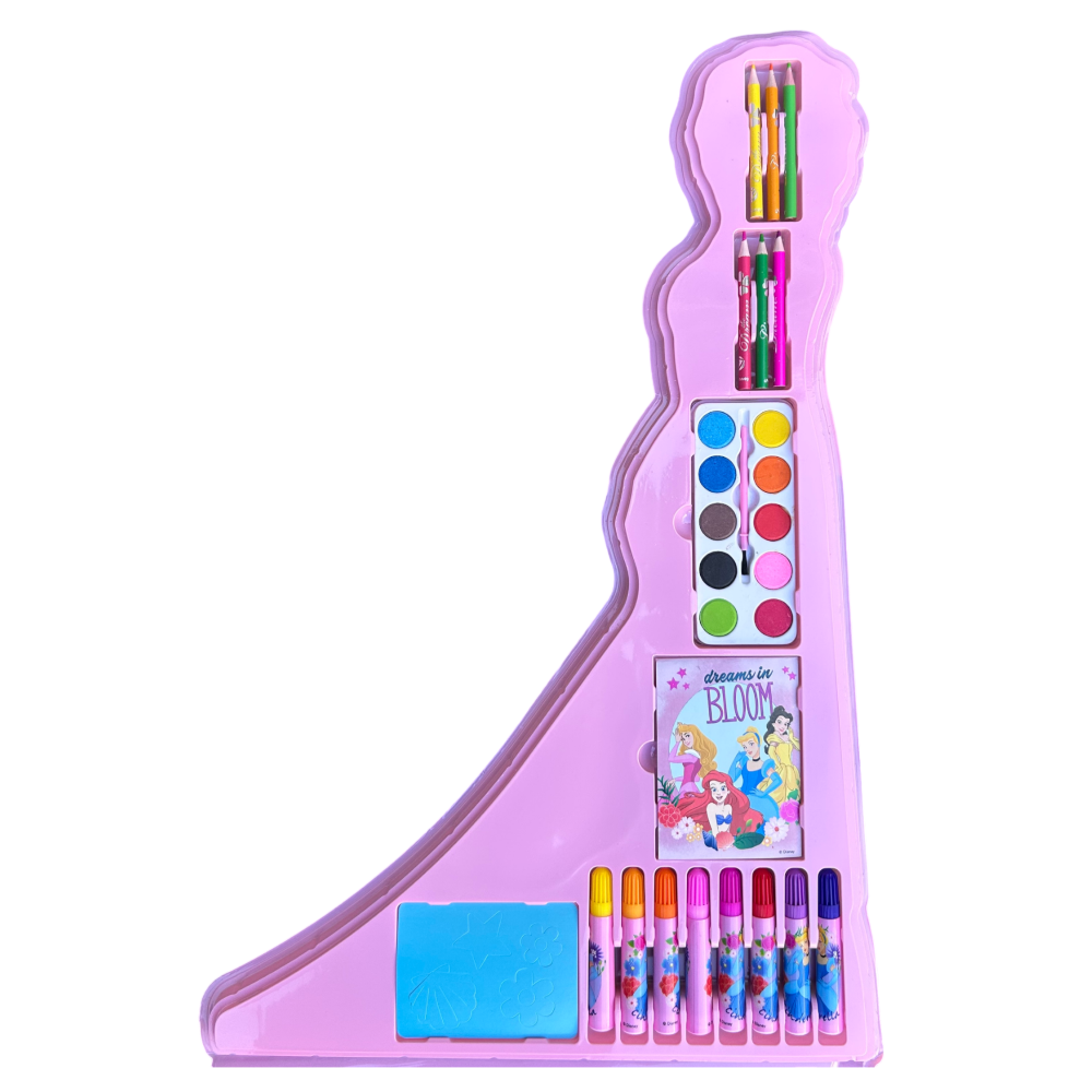 MAXI VALIGETTA COLORI PRINCIPESSE DISNEY SET SAGOMATO DA 56 PEZZI - PR0584