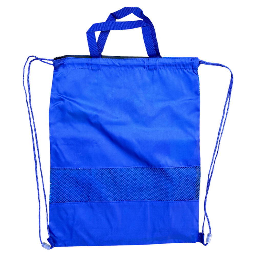SACCA BATMAN DC CON CHIUSURA A COULISSE TASCA FRONTALE BORSA TEMPO LIBERO PALESTRA CM. 44X34 - BA0994