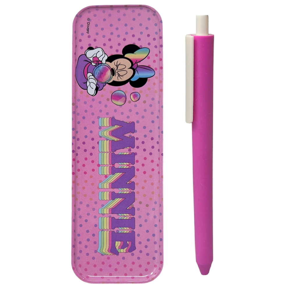CUBO CANCELLERIA MINNIE MOUSE DISNEY CONFEZIONE 25 PEZZI KIT PER DISEGNARE E COLORARE - MIN0583