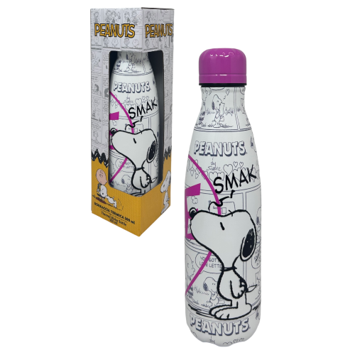 BOTTIGLIA TERMICA SNOOPY BORRACCIA IN ACCIAIO INOSSIDABILE 500 ML - P10246TE/B