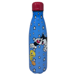 BOTTIGLIA TERMICA TITTI E SILVESTRO LOONEY TUNES BORRACCIA IN ACCIAIO INOSSIDABILE 500 ML - L09100TE/A