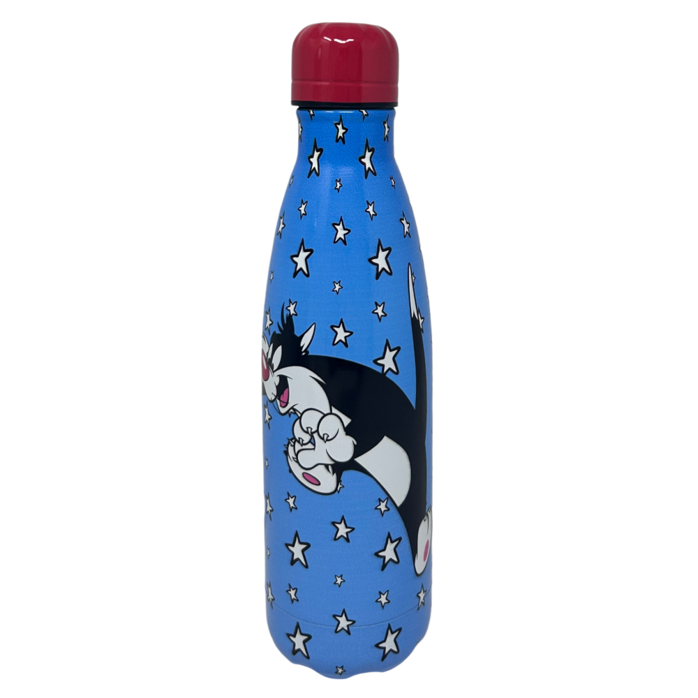 BOTTIGLIA TERMICA TITTI E SILVESTRO LOONEY TUNES BORRACCIA IN ACCIAIO INOSSIDABILE 500 ML - L09100TE/A