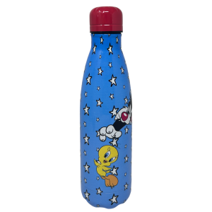 BOTTIGLIA TERMICA TITTI E SILVESTRO LOONEY TUNES BORRACCIA IN ACCIAIO INOSSIDABILE 500 ML - L09100TE/A